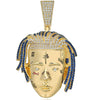 Men Hip hop personality Rapper XXXTentacion Pendant Necklaces Cubic Zirconia Charm Pendants necklace Hiphop jewelry