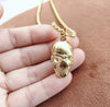 Men Lady Female Girl Women Girlfriend Metal Gold Color Pirates of The Caribbean Aztec Gold Coins Pendant Charm Necklace