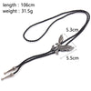 Men Necktie Jewelry Vintage Dance Bolo Tie Western Cowboy Rodeo Leather Necklace Mini Camera Mask Indian Eagle Pendant