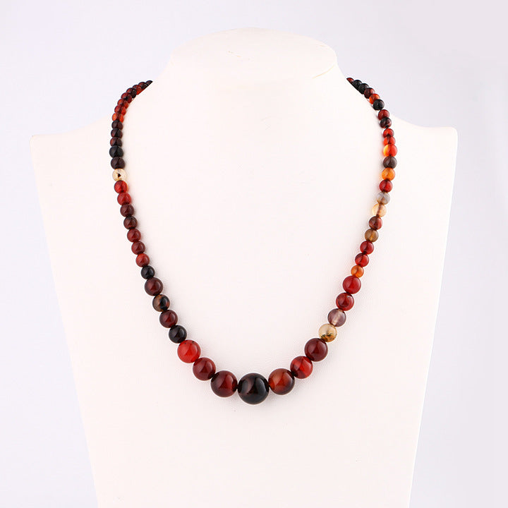 Men Short Necklace Vintage Women Fashion Jewelry Statement Stone Power Gem Crystal Male Female Clavicle Chain Gothic Necklace