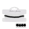 Men Women Magnetic Therapy Energy Healing Beads Bracelet Loss Weight Effective Black Stone Bracelets Therapy Arthritis Jewelry