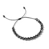 Men Women Magnetic Therapy Energy Healing Beads Bracelet Loss Weight Effective Black Stone Bracelets Therapy Arthritis Jewelry