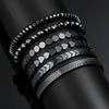 Men Women Magnetic Therapy Energy Healing Beads Bracelet Loss Weight Effective Black Stone Bracelets Therapy Arthritis Jewelry