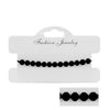 Men Women Magnetic Therapy Energy Healing Beads Bracelet Loss Weight Effective Black Stone Bracelets Therapy Arthritis Jewelry