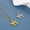 Men Women Necklace Egyptian Chai Symbol Chain Pendant  Judaica Jewish Religious Jewelry Necklace