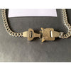 Men Women Skateboard ALYX Hero Chain Necklace  Titanium Metal Buckle 1017 ALYX 9SM Necklace Chain Link Accessories