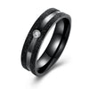 Men ring set style (1pc ring only) KJ-TGR132-D, black gun color, Women style KJ-TGR131-B, suggest order by set