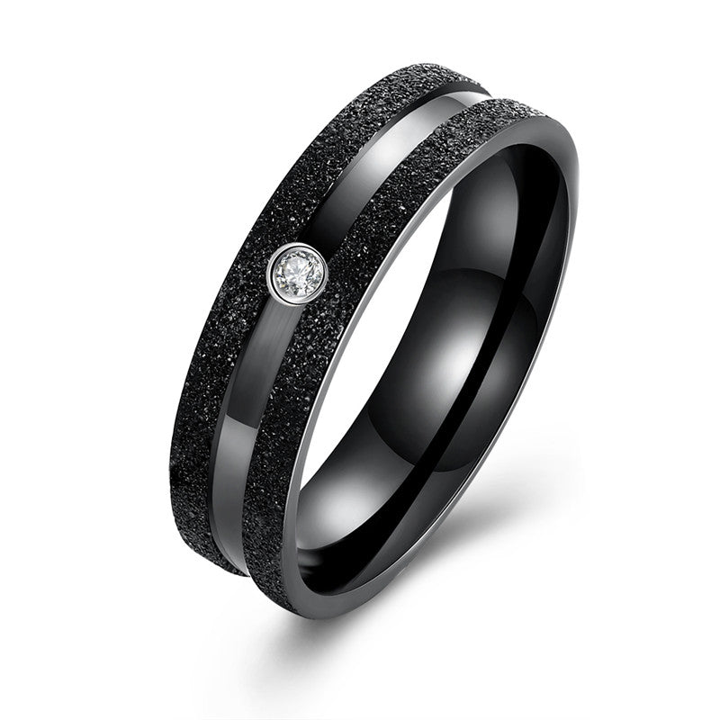 Men ring set style (1pc ring only) KJ-TGR132-D, black gun color, Women style KJ-TGR131-B, suggest order by set