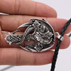 Men's Dragon Pendant Necklace Celt Vintage Metal Dragon Wing Cross Sword Punk religious guardian Gothic Necklaces Unique Design