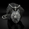 Men's Hip-hop Wolf Head Pendant Punk Animal Ins Necklace