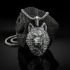 Men's Hip-hop Wolf Head Pendant Punk Animal Ins Necklace