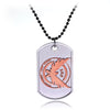 Men's Necklace Jewelry Dog Tag Pendant Game Tom Clancy's The Division Agent SHD Logo Necklaces Bead Chain Gifts Accessories