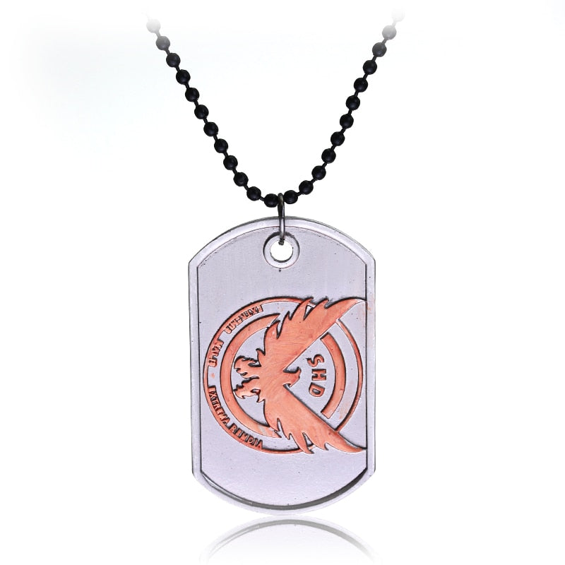 Men's Necklace Jewelry Dog Tag Pendant Game Tom Clancy's The Division Agent SHD Logo Necklaces Bead Chain Gifts Accessories