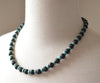 Men's Necklace Natural Coconut Pearls, Heishi Pearls in White Natural Shell and Black Wood  Beaded Surfer Necklace