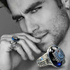 Men's Ring Movie Vampire Diary Damon Salvatore Letter D/S Sun Crest Rings Jewelry Klaus Rebekah Elijah Finn Kol Mikael's Gifts