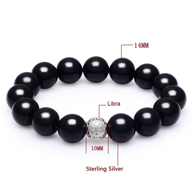 Men's Symb Scorpio Silver Charm Bracelets Men Jewelry Bracciale Uomo New Vintage Charm Genuine Silver Bracelets for Homme