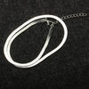 Men's Women's Necklaces Gold Blade Blade Necklace Women's Sexy Flat Snake Chain Jewelry Gift Clavicle Necklace