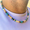Men's African necklace fashion African beaded jewelry trend surfer necklace men's gift wooden beach necklace