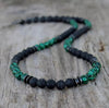 Men's African necklace fashion African beaded jewelry trend surfer necklace men's gift wooden beach necklace