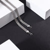 Mesh Stainless Steel Bracelet Necklace for Women 4mm 6mm 8mm Width Chokers Necklaces