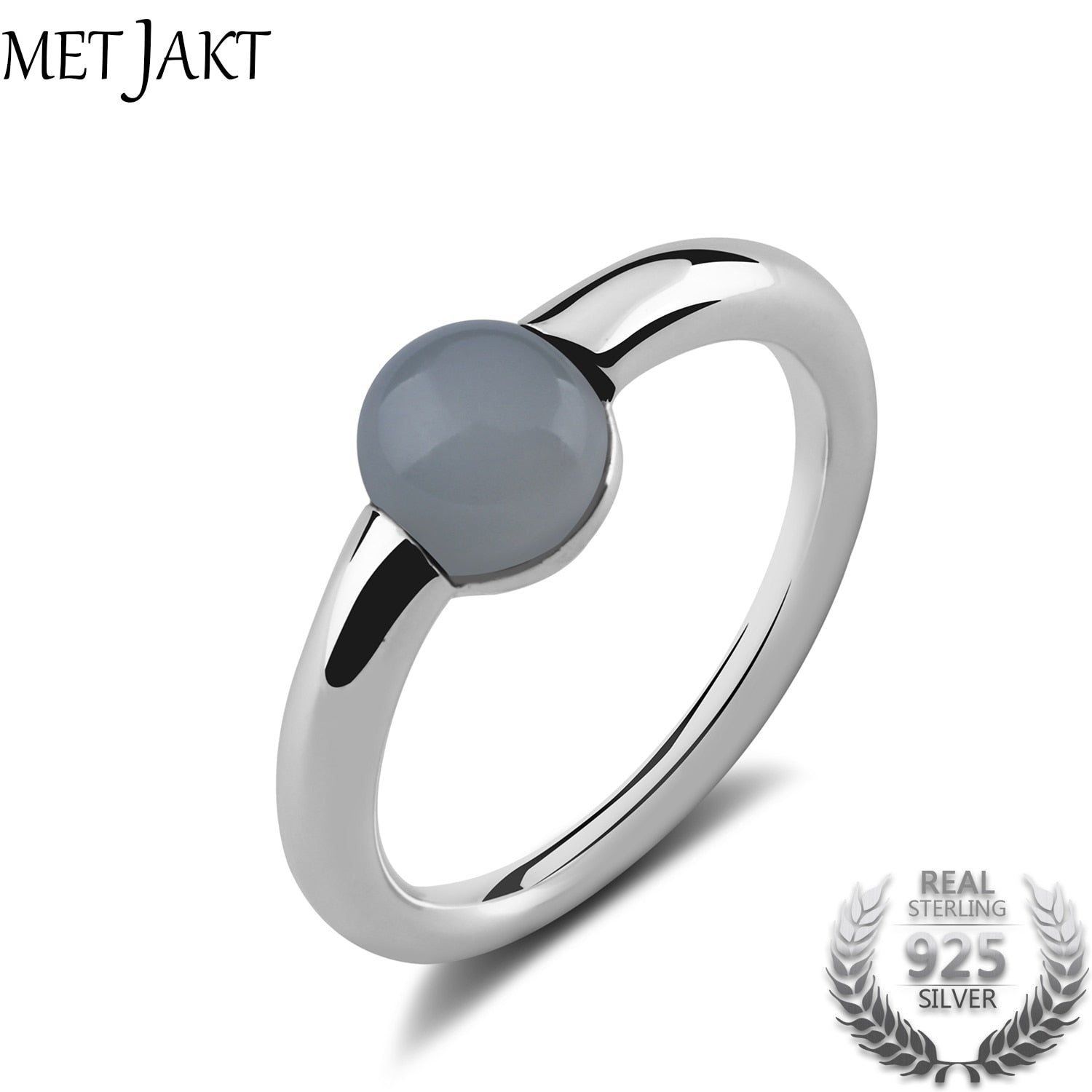 Natural Gem Gr Agate Ring Solid 925 Sterling Silver Vintage Jewelry for Women Wedding Engagement Party Rings