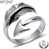 Vintage 925 Sterling Silver Lover's Ring & Cupid's Arrow for Thai Silver Jewelry Open Ring Resizable