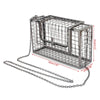 Metal Hollow Women's Evening Bag Shoulder Crossbody Bags Clutch Cage Handbag