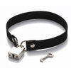 Metal Lock Heart Choker Collar For Girls Women Black Cosplay Necklace Couple Gift Neck Goth Jewelry Gothic Accessiores