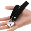 Metal Lock Heart Choker Collar For Girls Women Black Cosplay Necklace Couple Gift Neck Goth Jewelry Gothic Accessiores