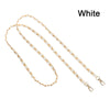 Metal PU Leather Strap for Handbag Adjustable Shoulder Bags Replaceable Chain Strap Decorative Bag Belt Messenger Bag Chain 1.2m