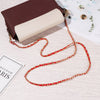 Metal PU Leather Strap for Handbag Adjustable Shoulder Bags Replaceable Chain Strap Decorative Bag Belt Messenger Bag Chain 1.2m