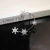 Metal Rhinestone Butterfly Ear Clips Bowknot Without Piercing For Women Sparkling Zircon Tassel Cuff  Earrings Wedding Jewelry