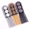 Metal Tassel Epaulette Shoulder Accessories Patch Punk Rock Brooch Tassel Epaulets Punk Style Metal Texture Fringe Epaulette