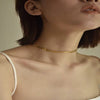 Metallic sequined women's short collar bone European and American personality minimalist versatile choker necklace