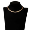 Metallic sequined women's short collar bone European and American personality minimalist versatile choker necklace
