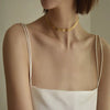 Metallic sequined women's short collar bone European and American personality minimalist versatile choker necklace