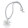 Metatron Cube Necklace Keychain Angel Seal Archangel Geometric The Secrets of the Kabbalists Garden Solomon Men Pendants Jewelry