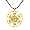 Metatron Cube Necklace Keychain Angel Seal Archangel Geometric The Secrets of the Kabbalists Garden Solomon Men Pendants Jewelry