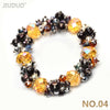 Meteor Colorful Pearl Bracelet for women Fashion Crystal Bracelets with ston Exclusive Designed Vibrant Jewellery