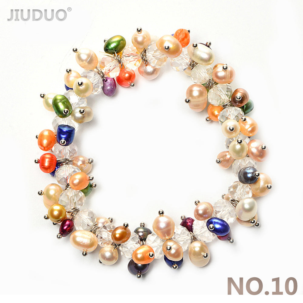 Meteor Colorful Pearl Bracelet for women Fashion Crystal Bracelets with ston Exclusive Designed Vibrant Jewellery
