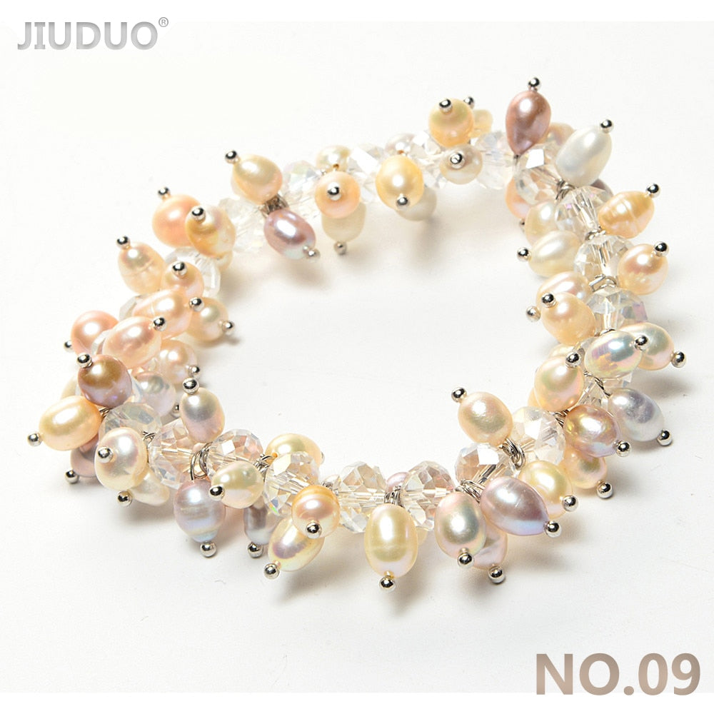 Meteor Colorful Pearl Bracelet for women Fashion Crystal Bracelets with ston Exclusive Designed Vibrant Jewellery
