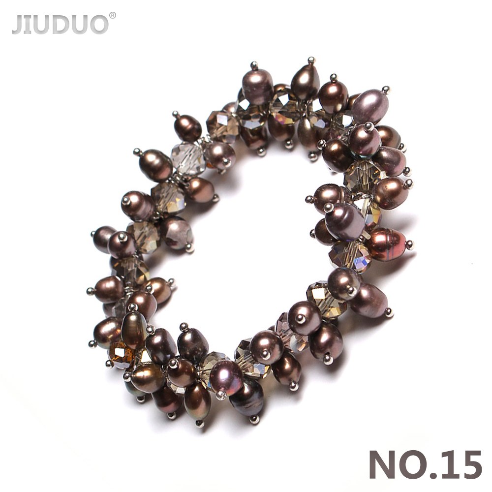 Meteor Colorful Pearl Bracelet for women Fashion Crystal Bracelets with ston Exclusive Designed Vibrant Jewellery