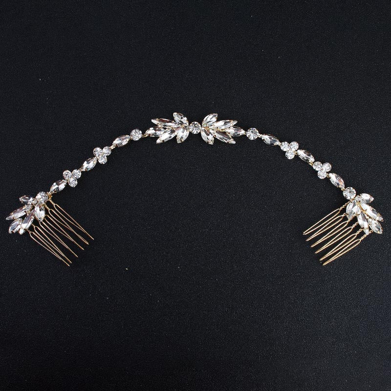 Miallo 2020 Classic Wedding Long Hair Combs Austrian Crystal Bendable Bride Hair Jewelry Accessories Women Hairpins Hairpieces