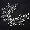 Miallo Crystal with Rhinestone Bridal Hair Vine Jewelry Hair Accessories Headbands Wedding Tiaras and Crowns for Bride