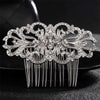 Miallo Elegant Wedding Hair Combs for Bride Crystal Rhinestones Pearls Women Hairpins Bridal Headpiece Hair Jewelry Accessories