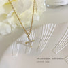 Micro-set Zircon Cross Pendant Women's Necklace  Temperament Clavicle Chain Jewelry Accessories Neck Chain