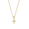 Micro-set Zircon Cross Pendant Women's Necklace  Temperament Clavicle Chain Jewelry Accessories Neck Chain
