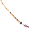 Minar Bohemian Multicolour Beaded Chokers Necklace for Women Girls Handmade Knit Bead Necklace Creative Accessories Gifts