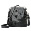 Mini Chain Sheepskin Rivet Tassel Crossbody Bag Casual Handbags Clutch Women Shoulder Bags
