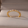 Mini Colorful Zircon Rings for Women Open Solid Band Stainless Steel Ring 2023 Trend  Engagement Wedding Jewelry anillos